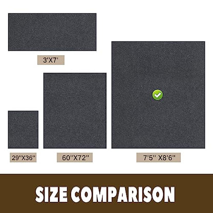 Garage Floor Mat for Under Car (7'5" x 8'6")