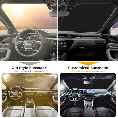 Windshield Sunshade Compatible for Alfa Romeo 4C 2015