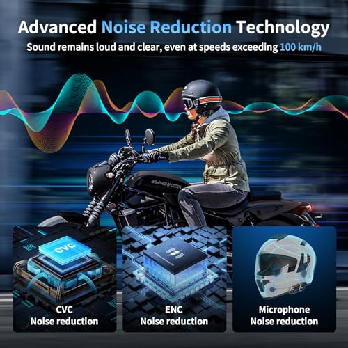 M1 S Air Motorcycle Helmet Bluetooth (2 Pack)