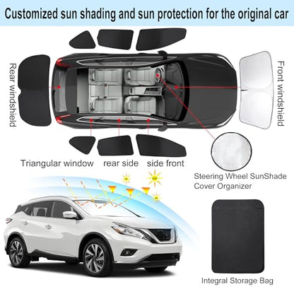 Window Shades for Nissan Murano 2015 (Nissan Murano 2015-2024)