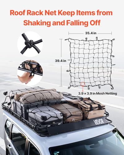 Roof Rack Basket (Basket w/ Net / 64x50in)