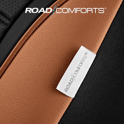 Leather Seat Covers (Brown Front)