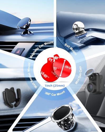 10 Pcs Sticky Adhesive Pads for Car Magnetic Phone Holder