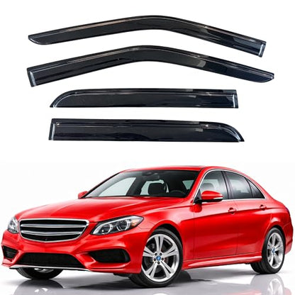 Rain Guards Window Visors for 2010 (2010-2016 E-Class Sedan)
