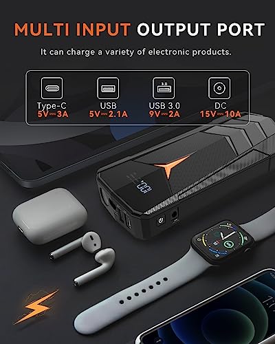 Lithium Jump Starter Battery Pack 2000A Peak 20000mAh (SP-JS02)