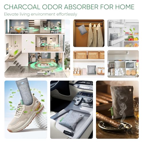 Activated Charcoal Odor Absorber (12 Packs)