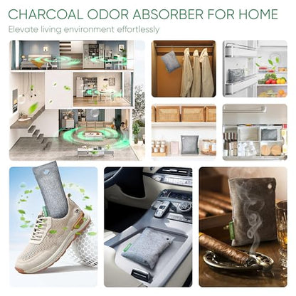 Activated Charcoal Odor Absorber (12 Packs)