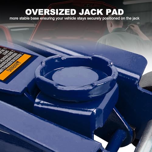 2.5 Ton (5,000 lb) Low Profile Hydraulic Trolly Jack, Blue, AT825051UR (Blue / Standard / 2.5 Ton)