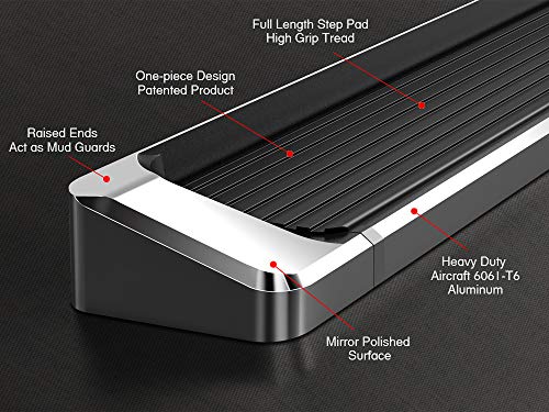 Running Boards (Aluminum Silver / Running Board Style)
