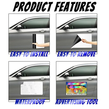 Custom Magnet Car Stickers (60x20cm/23.5x7.8in)