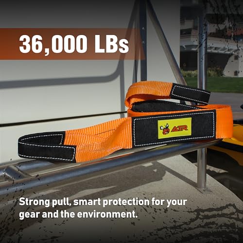 Tree Saver Strap 3.5 x 8 ft (Tree Saver Strap 3.5" x 8ft – 36,000 lbs (Orange) / Straps)