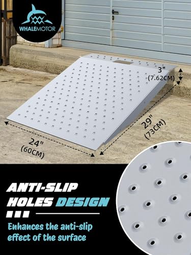 Shed Ramp 29" L x 24" W Ramp for Shed Entrance (29"L x 24"W（1PC）)