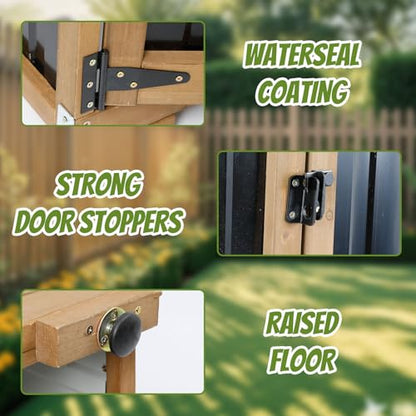 Outdoor Storage Cabinet (Brown / 32"x16"x66")