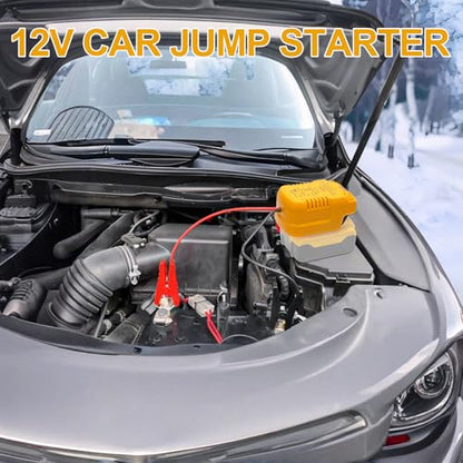 12V Jump Starter Adapter Compatible with Dewalt 20V (Yellow-1PACK)
