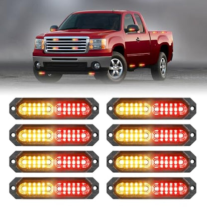 1200T Emergency Strobe Grille Lights (Amber/Red)
