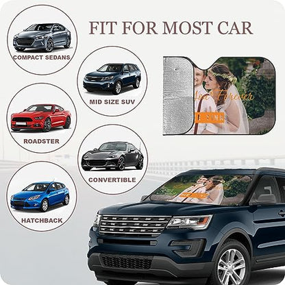 Custom Car Windshield Sun Shade (Photo S)