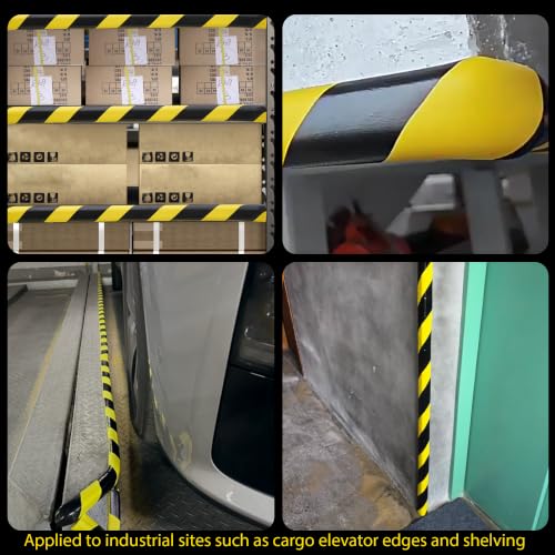 Heavy Duty Wall & Corner Guards (5 Pcs U-shaped（rough-grip Tape） / 196.9 IN (5 M))