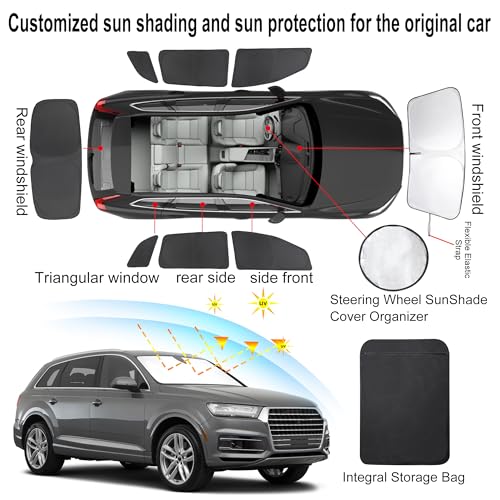 Window Shades for Audi Q7 2007 (Audi Q7 2007-2015)