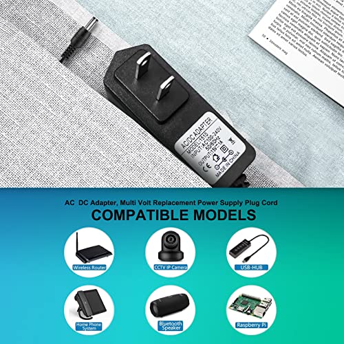 DC 15V 1A Adapter Charger Charging Cable Cord for Peak 450A 500A 600A 800A 1000A Auto Battery Booster Jump Starter