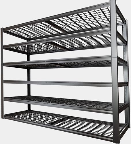 64" Wide 6 Tier Garage Shelving Unit (64"Wx24"Dx84H | 6 Tier)