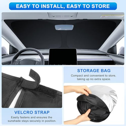 Custom Fit Windshield Sun Shade for Dodge Charger 2011