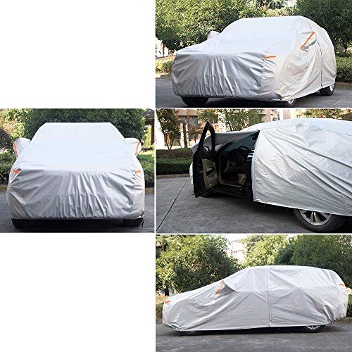 6 Layers Waterproof SUV Car Cover for BMW X1 2009 (LM-Silver / 6. Custom Fit BMW X1)