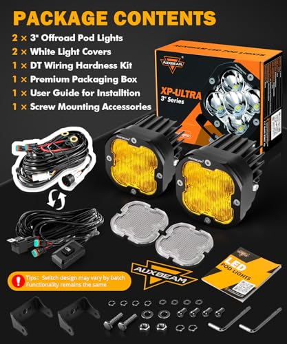 LED Pod Light XP (XP-Ultra 3 Inch Amber/White Flood Beam)