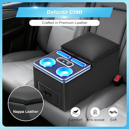 Center Console Universal for Trucks (Black)
