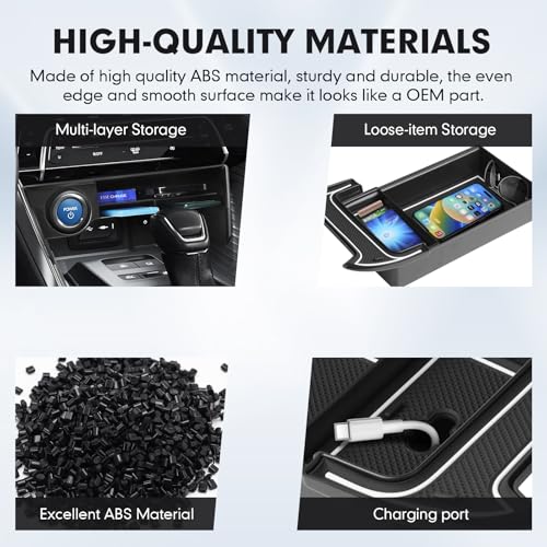 2PCS Center Console Organizer for 2021 (2021-2024 Toyota Venza 2PCS)