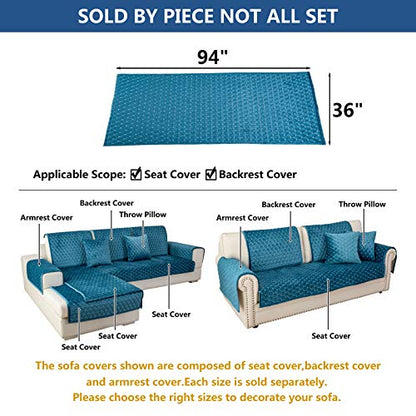 Couch Cover Sectional Couch Covers (36''x94''/Rectangular / Blue)
