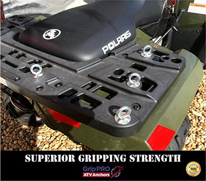 GripPRO ATV Lock & Ride Tie Down Anchors for Polaris RZR