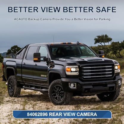 Rear View Backup Camera Fit for Chevy Silverado GMC Sierra 1500 2016 (Fit for Chevy Silverado 2016-2018)