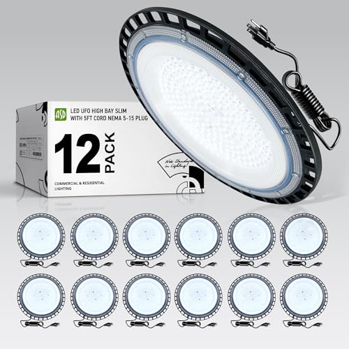 150W LED Low Bay Lighting (Black)