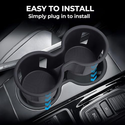 Center Console Cup Holder Inserts for Honda Pilot 2023 (For 23-26 Pilot & 24-26 Passport/Ridgeline)
