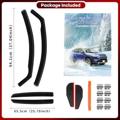 in Channel Window Rain Guards Fit for Hyundai Sonata 2020 (For 2020-2026 Sonata)
