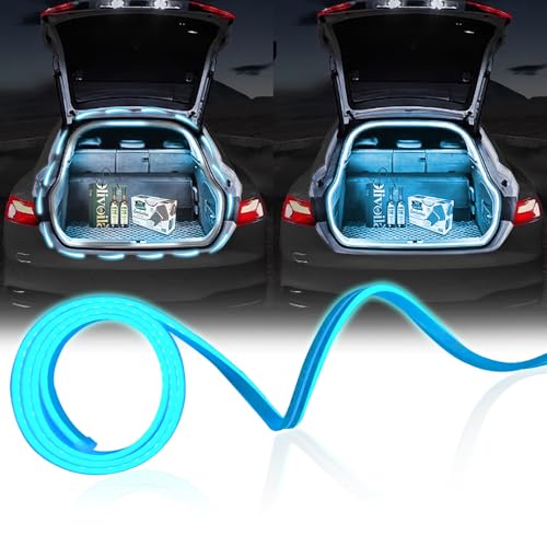 Upgrade Dynamic Flowing Car LED Trunk Light Strip (Ice Blue / Dynamic Flowing-158 In.)