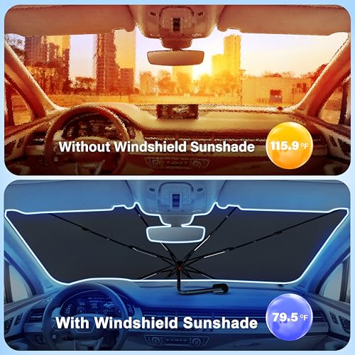 Car Windshield Sunshade Umbrella (Large)