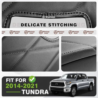 Armrest Cover for Toyota Tundra 2014 (10) 14-21 |Tundra| Bucket Seat, Regular)