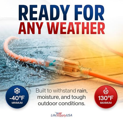 200ft Outdoor (200 FT / 10AWG / Orange)