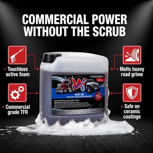 ash Chems Pro50 Foam Cannon Car Wash (134.4 Fl Oz (Pack of 1))