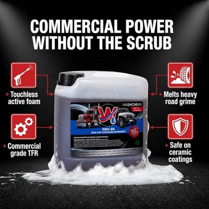ash Chems Pro50 Foam Cannon Car Wash (134.4 Fl Oz (Pack of 1))