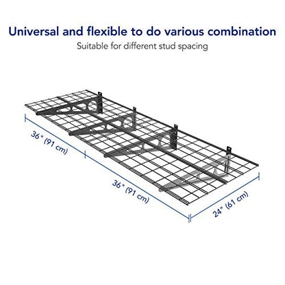 4 Pack 2x6ft 24 (4 pack-2x6 ft / Black)