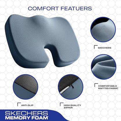 Memory Foam Seat Cushion (Blue)