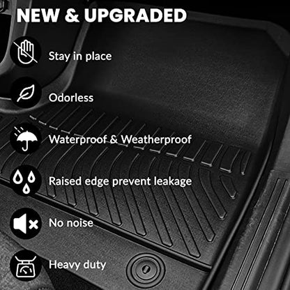 Floor Mats Upper Cargo+Backrest Mat Door Sill for 2026