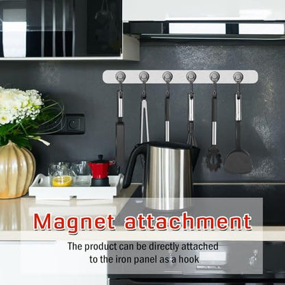 Magnetic Hooks (Black / 0.63in)