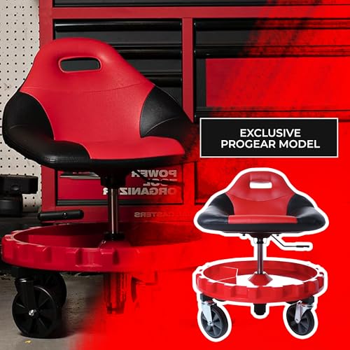 2 700 ProGear Mobile Rolling Gear Seat W (Red)