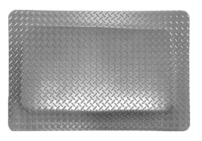 Rhi-no-Slip American Classic Diamond Plate Anti-Fatigue Mat 9/16 Thickness, Made in USA, Gray, 3' x 5' (Grey / 3' x 5')