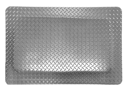 American Classic Gray Diamond Plate Anti (Grey / 3' x 6')