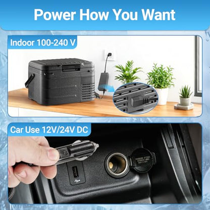 12v Refrigerator 12 Quart (Black)