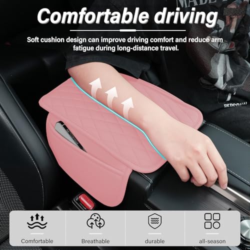 Car Center Console Cover (pink)